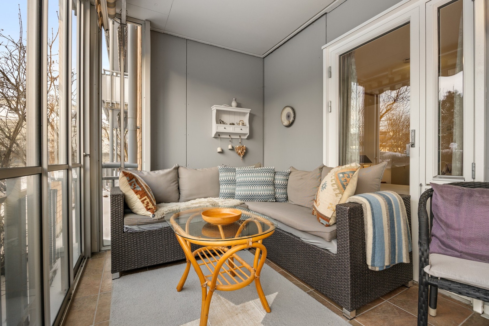 Hyggelig sone som fungerer som en ekstra stue i mellomsesongene! Galleribilde