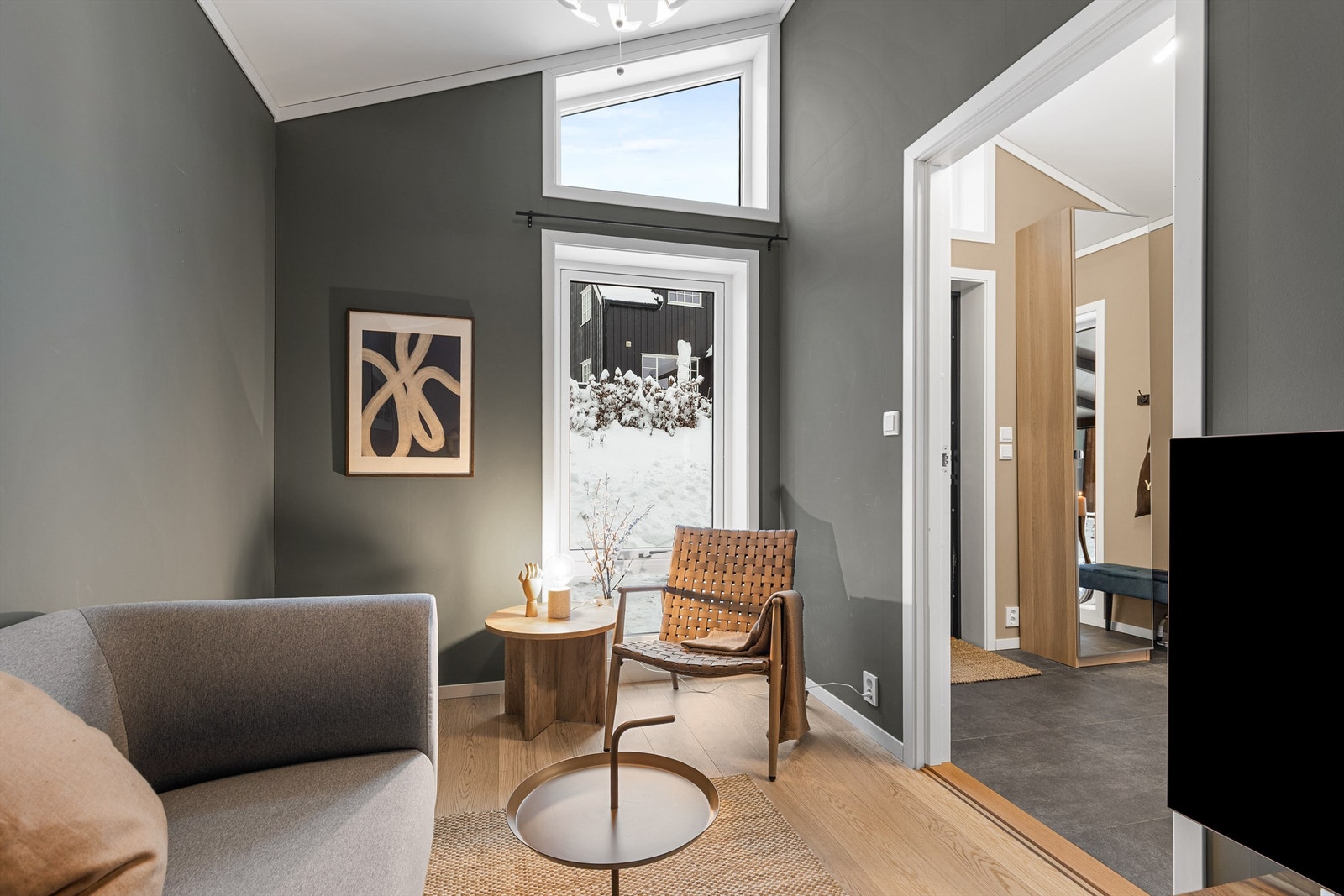 Etasjens soverom passer godt som gjesterom, barnerom eller kontor. Galleribilde