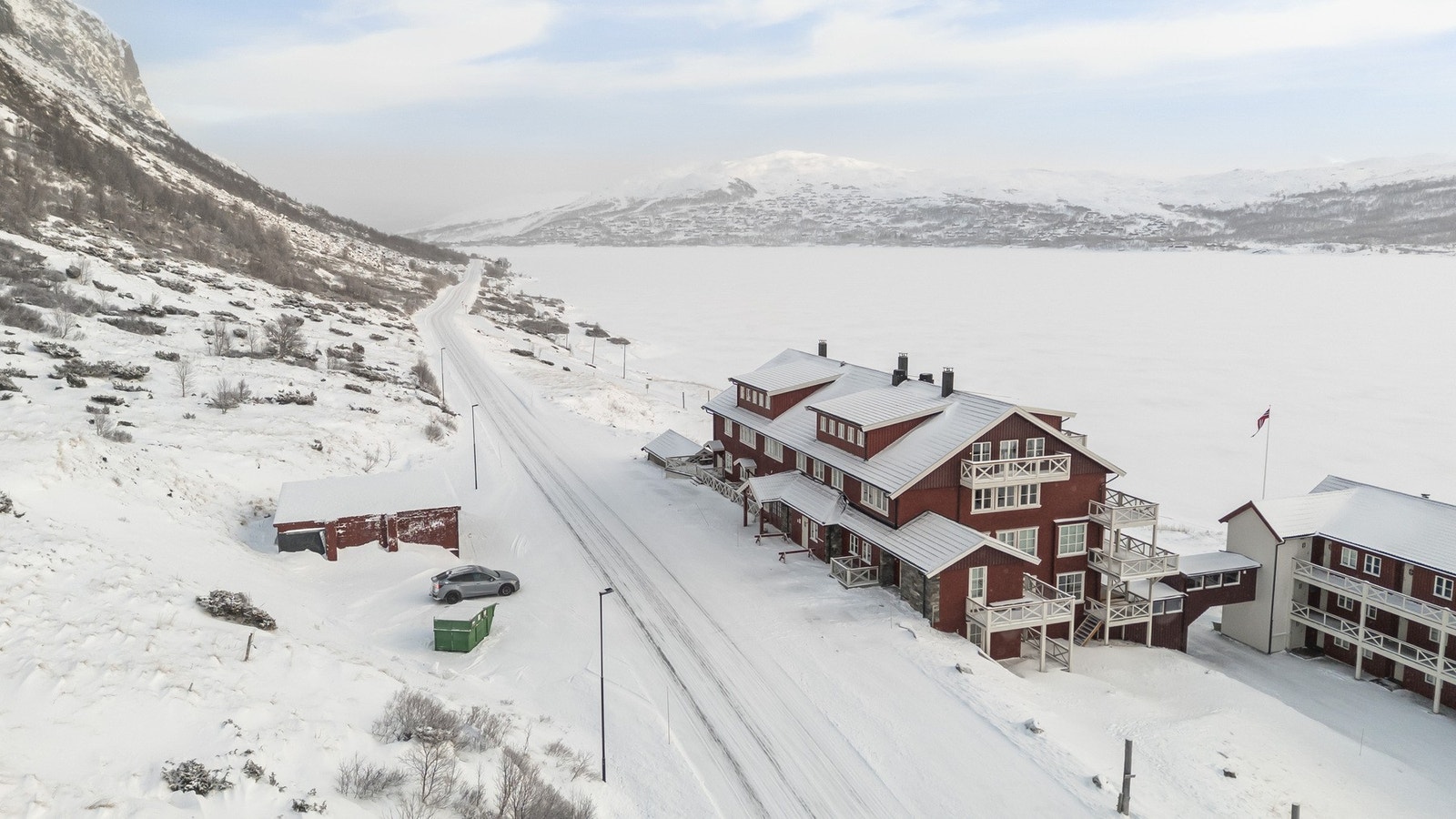 Beliggenhet på ca. 980 moh. Galleribilde