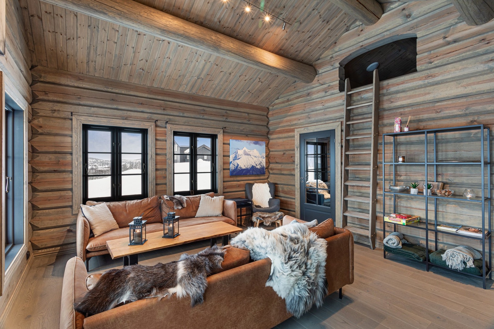 Her er det lett å finne roen etter en lang dag i bakken eller på langrenn Galleribilde