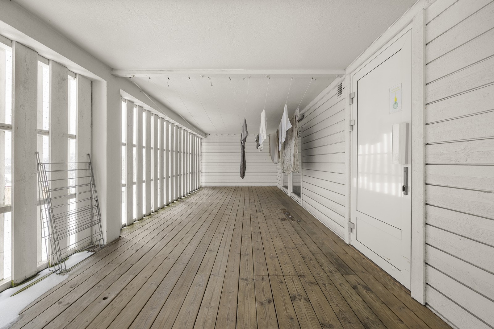 Det er også felles tørkeloft tilgjengelig for beboerne. Galleribilde