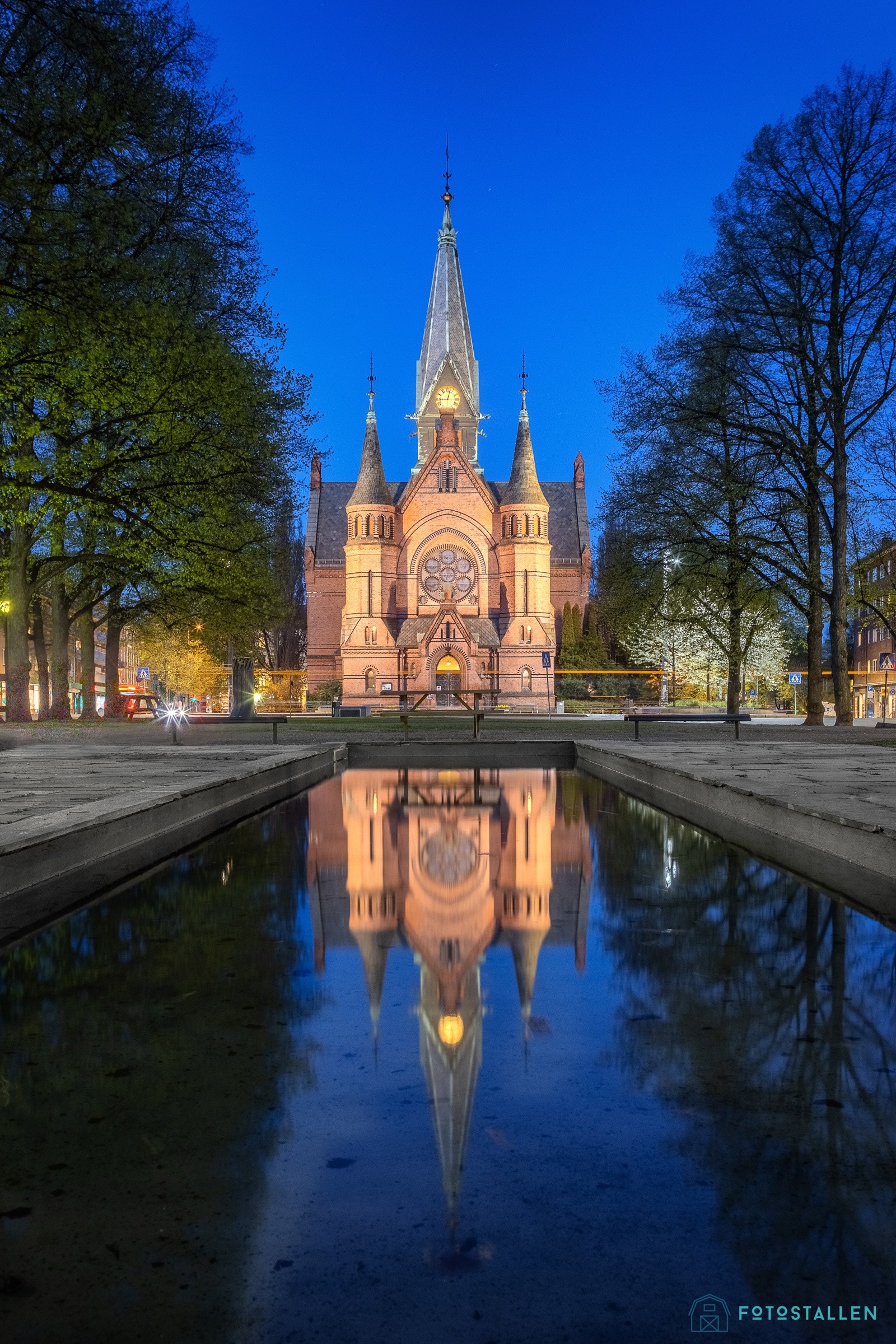 Idylliske Sagene kirke Galleribilde