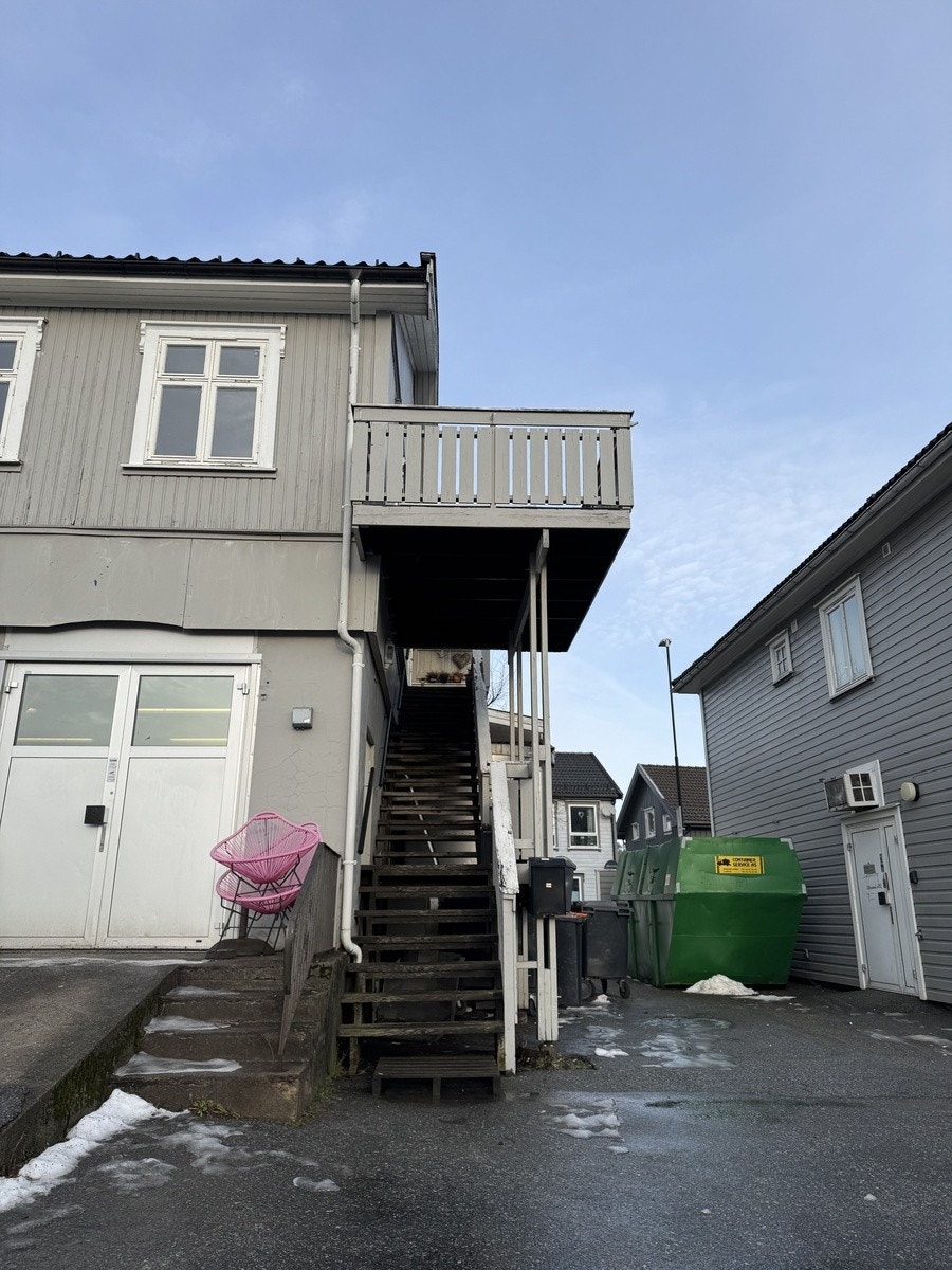 Trapp opp til leiligheten Galleribilde