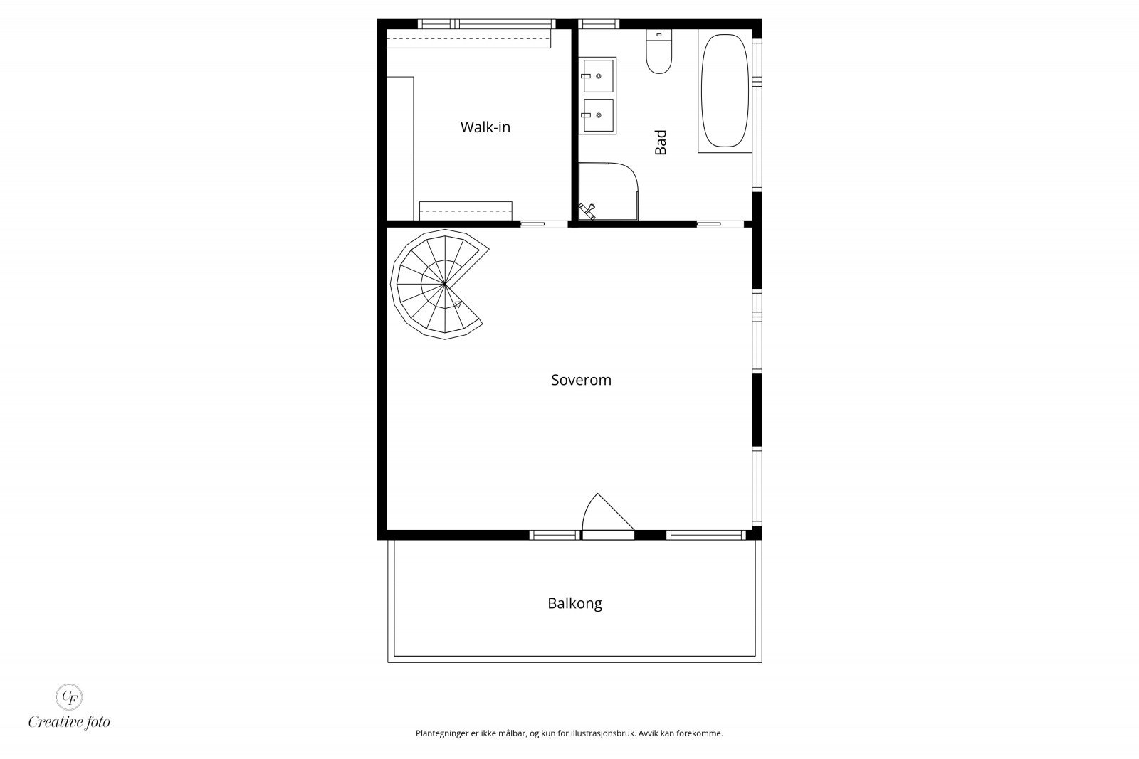 Planløsning 2.etg. Galleribilde