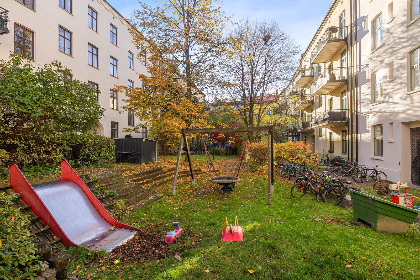 Borettslaget egner seg fint for barnefamilier. Galleribilde