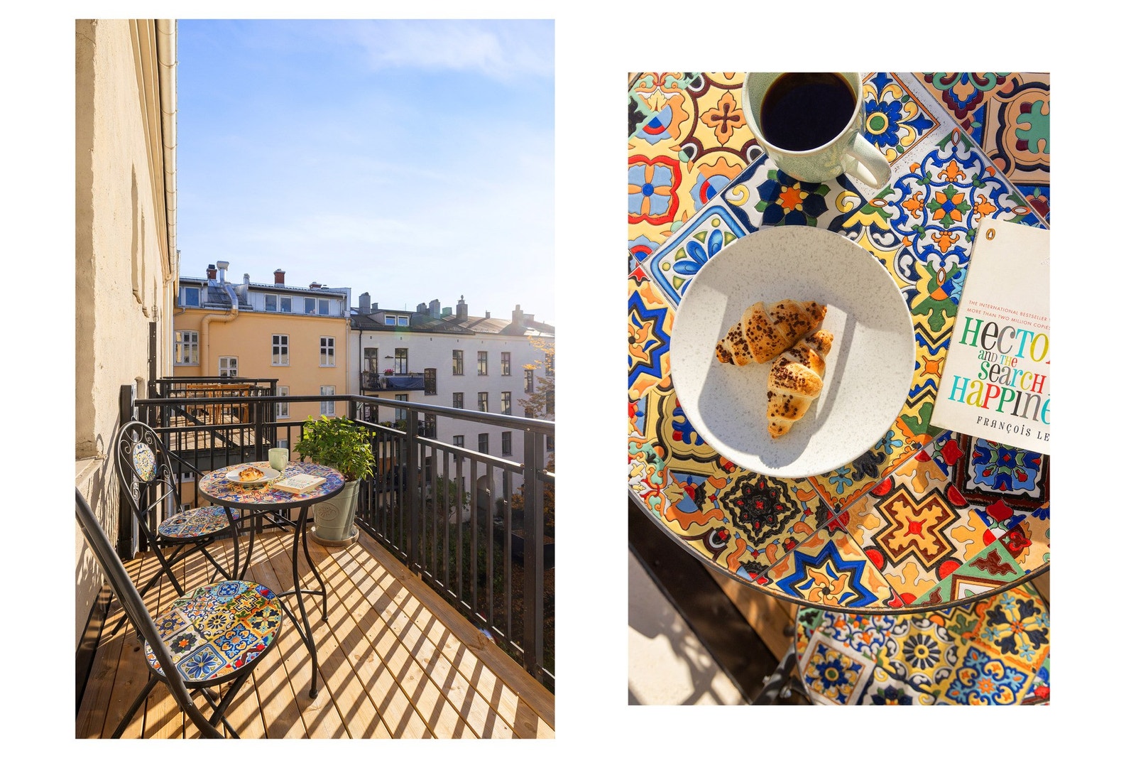 Balkongene i borettslaget ble rehabilitert i 2023 og oppgradert i 2025. Galleribilde