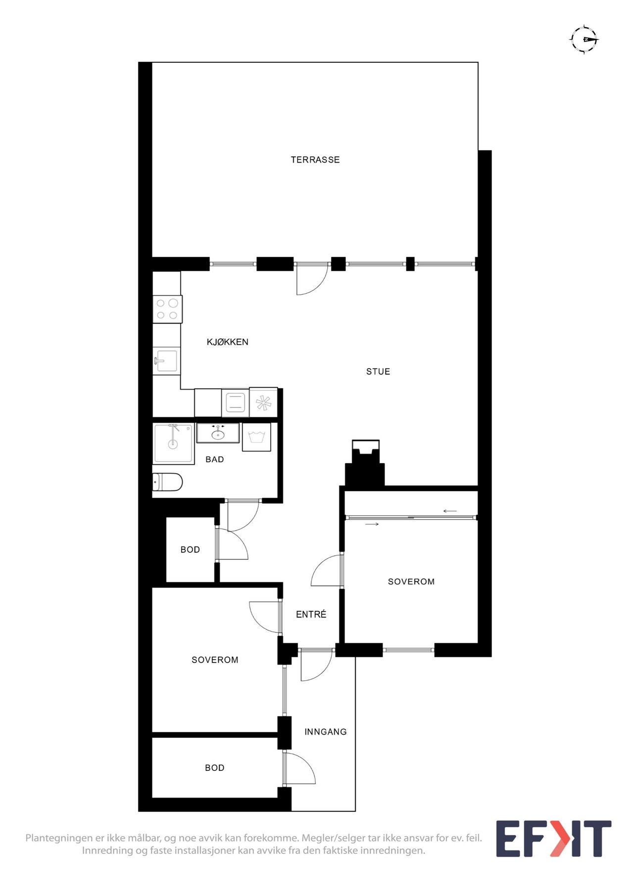 2D Plantegning. Galleribilde