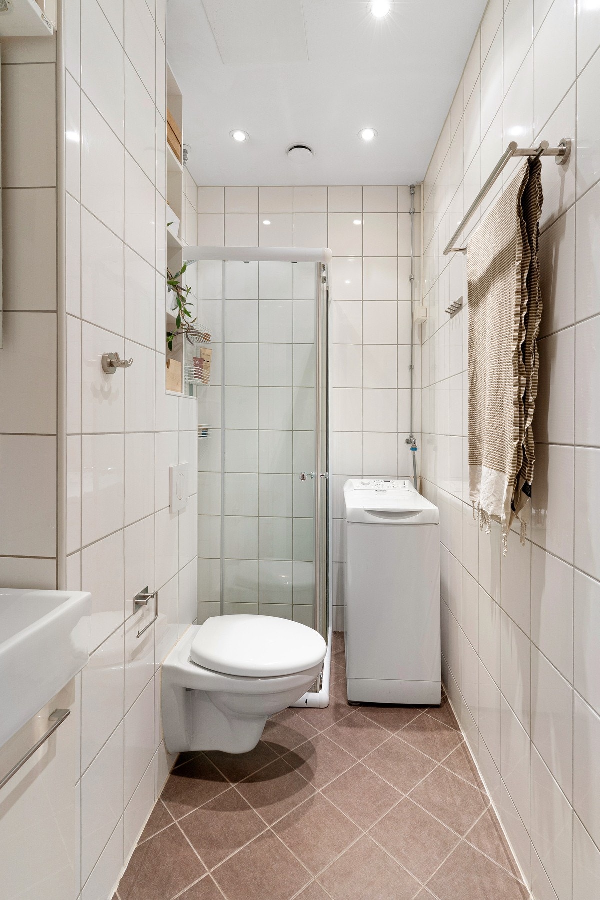 Pent bad fra 2012 rehabilitert i regi av borettslaget. Galleribilde