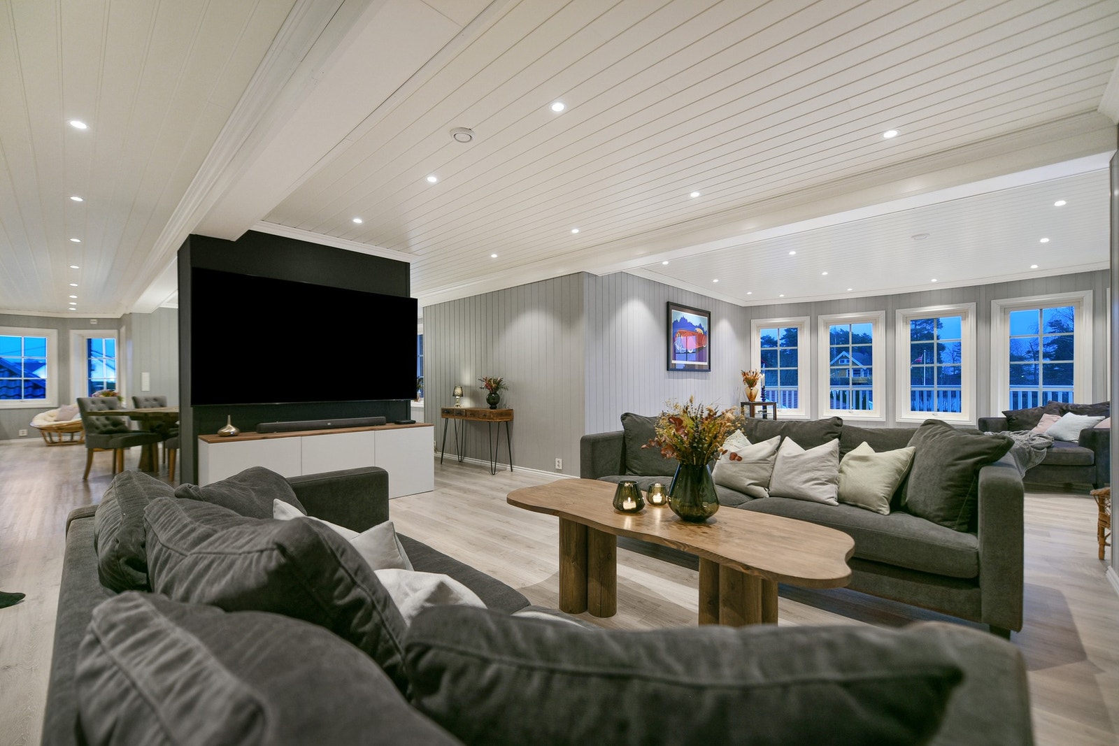 Stuearealene er spesielt romslige, og du er skjermet for innsyn. Galleribilde