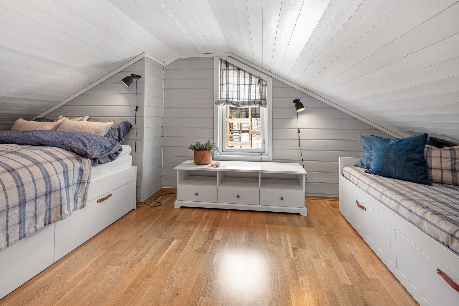 Lys og hyggelig hems. Galleribilde