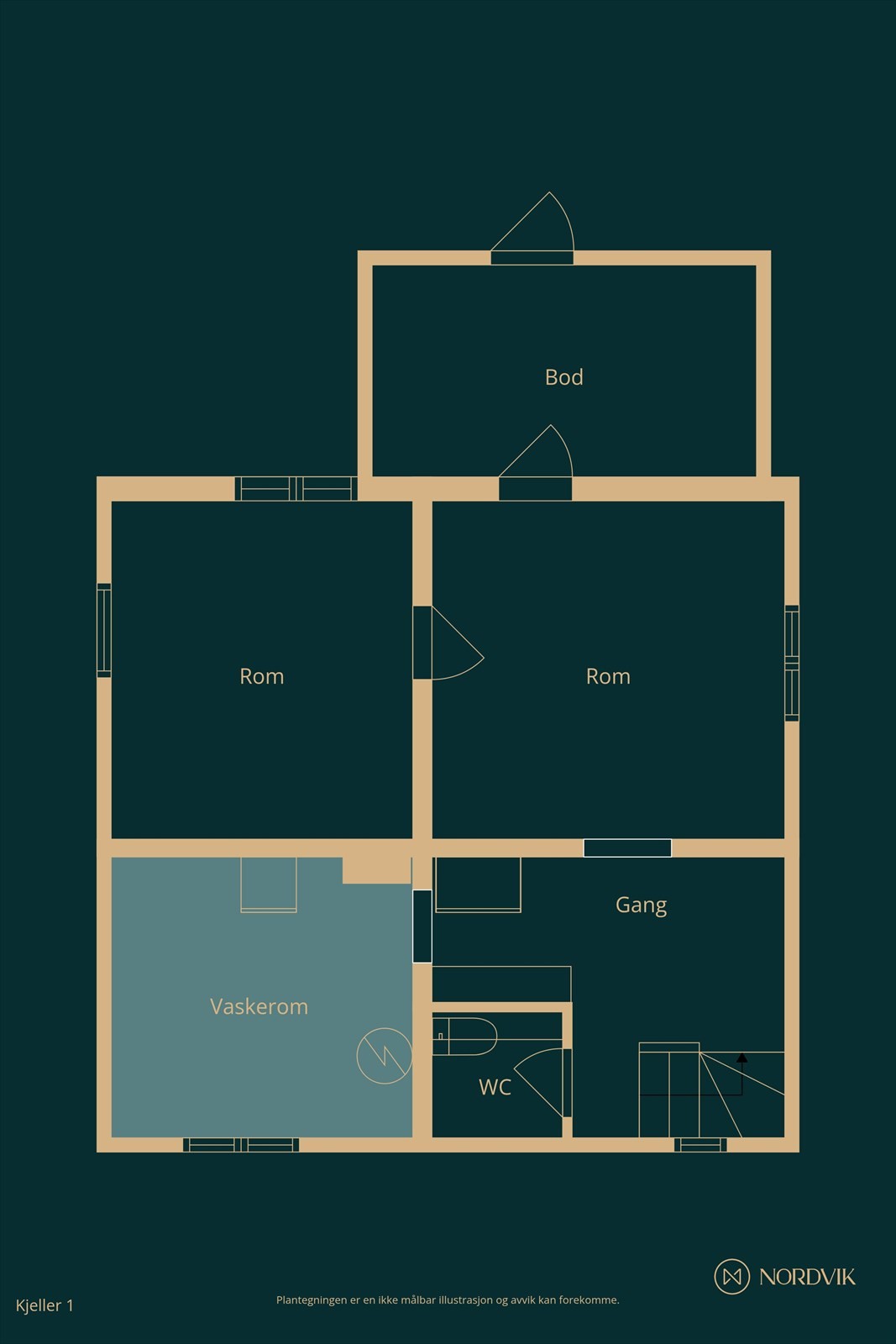 Plantegning Galleribilde