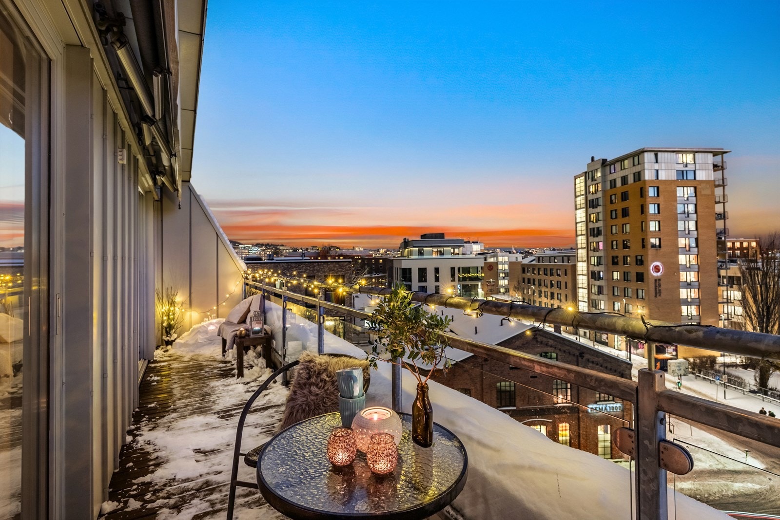 Flott terrasse på ca. 9 kvm. Galleribilde