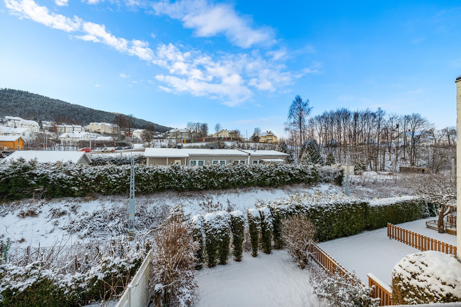 Utsikt fra balkong Galleribilde