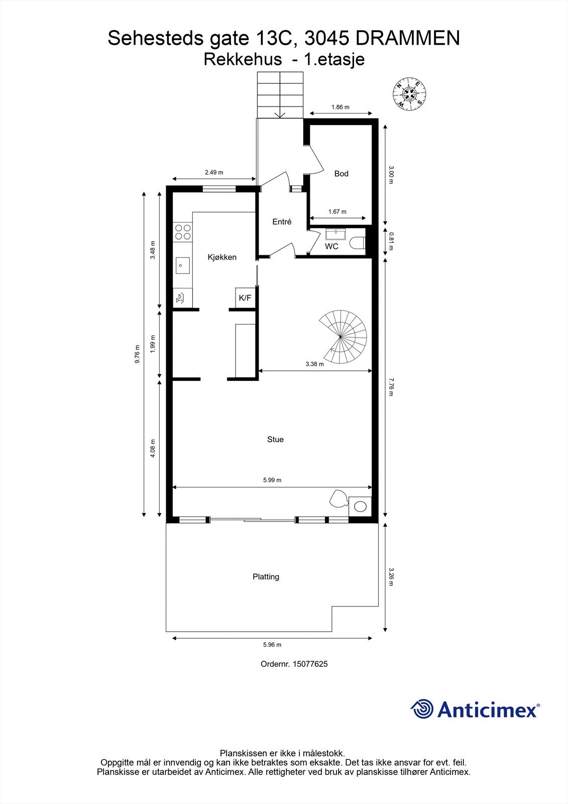 Plantegning - 1. etasje Galleribilde