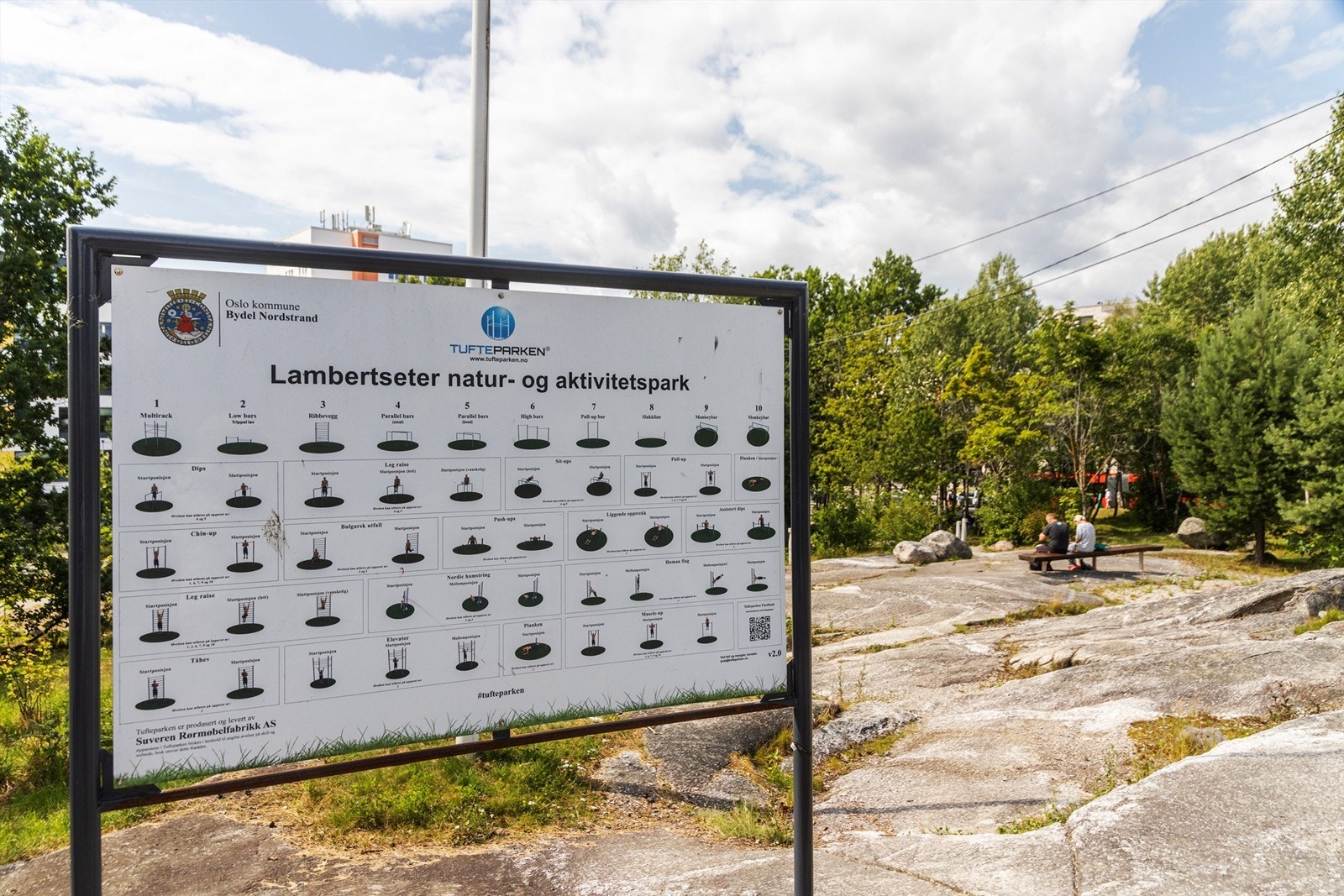 Natur- og aktivitetsparken ligger sentralt til på Lambertseter i Oslo. Naturområdet fungerer som en viktig gjennomfartsåre for gående mellom Lambert seter senter, fritidsklubben og idrettsanleggene i øst. Galleribilde