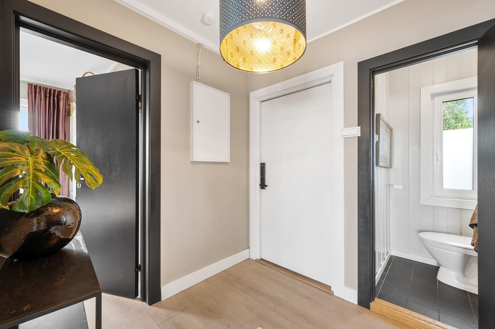 Boligen har en innbydende entré Galleribilde