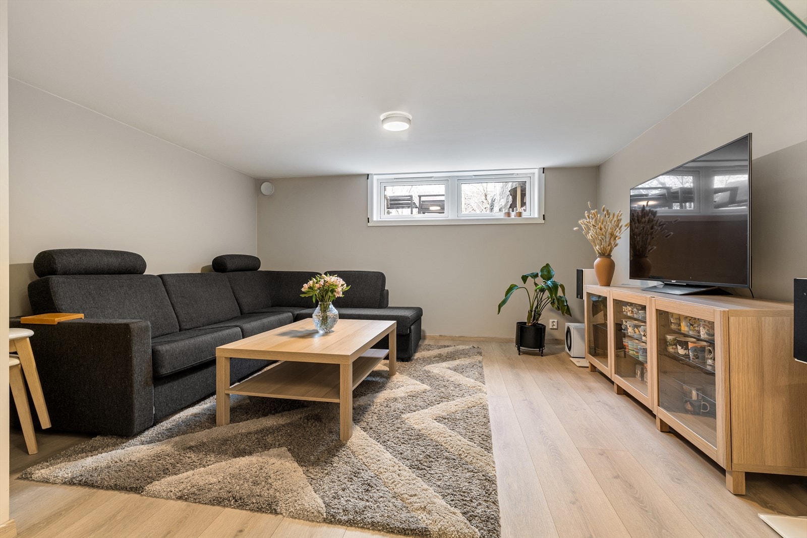 Gulvvarme i kjellerstuen. Galleribilde