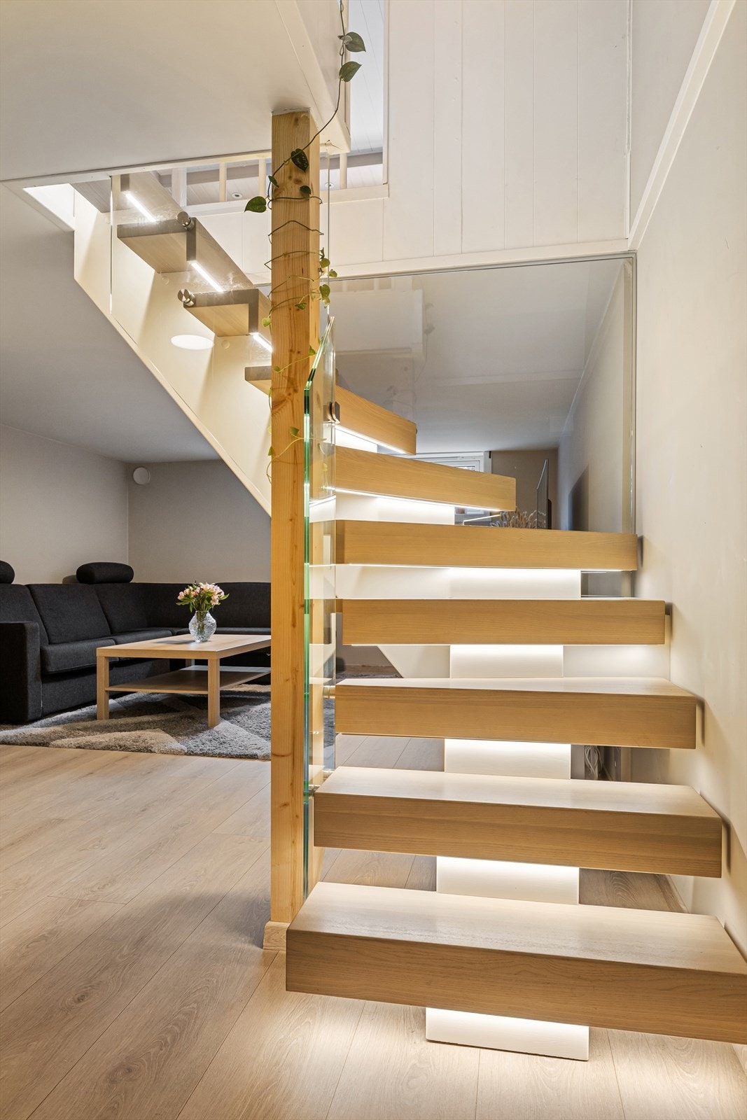 Hele kjelleretasjen ble pusset opp i 2020/2021. Galleribilde