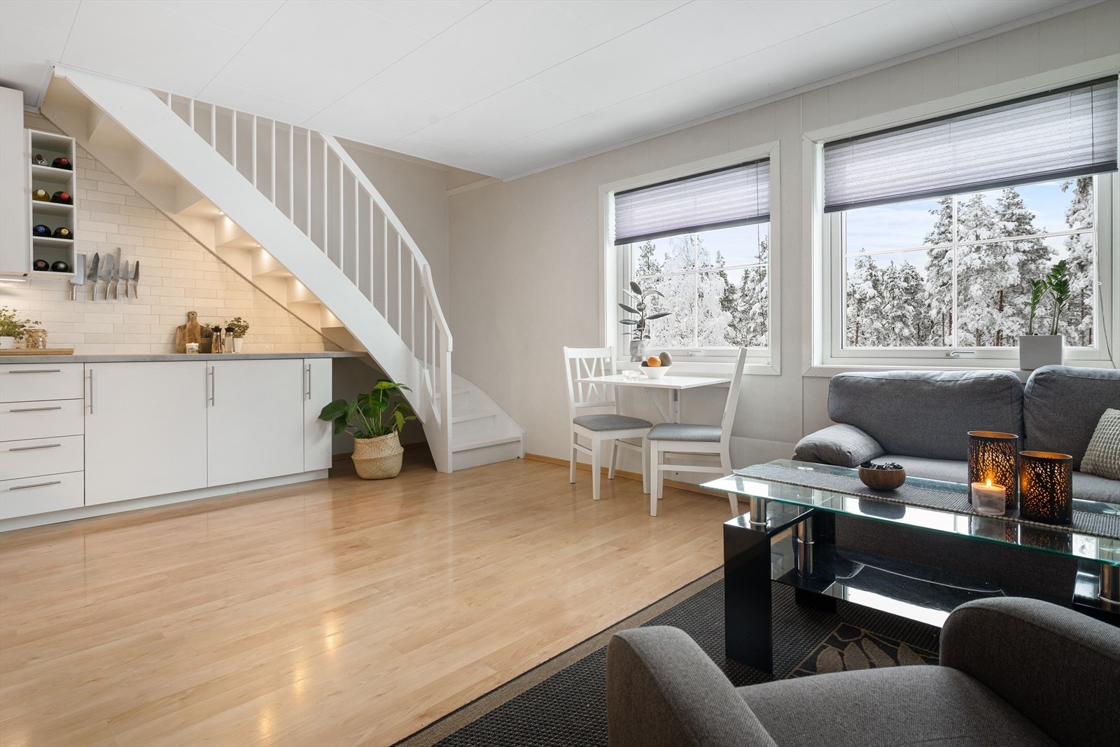 Allrommet byr for øvrig på gode møbleringsmuligheter. Galleribilde