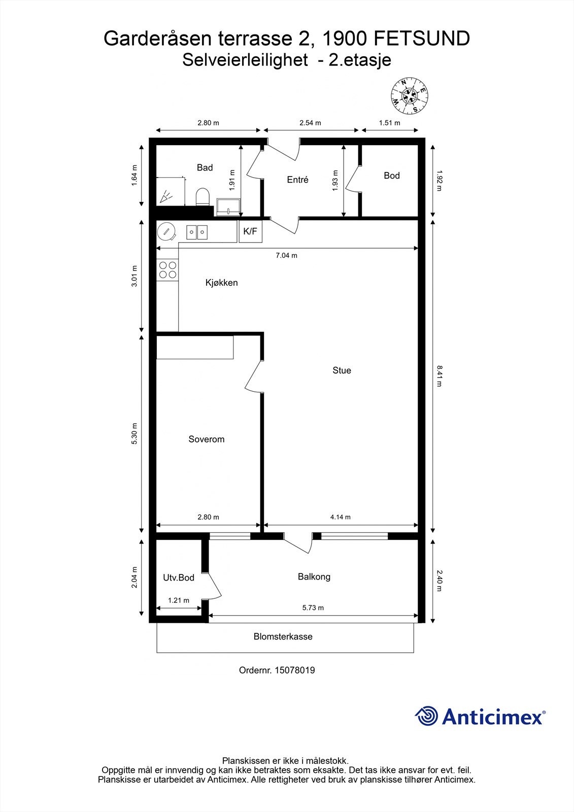 Plantegning Galleribilde