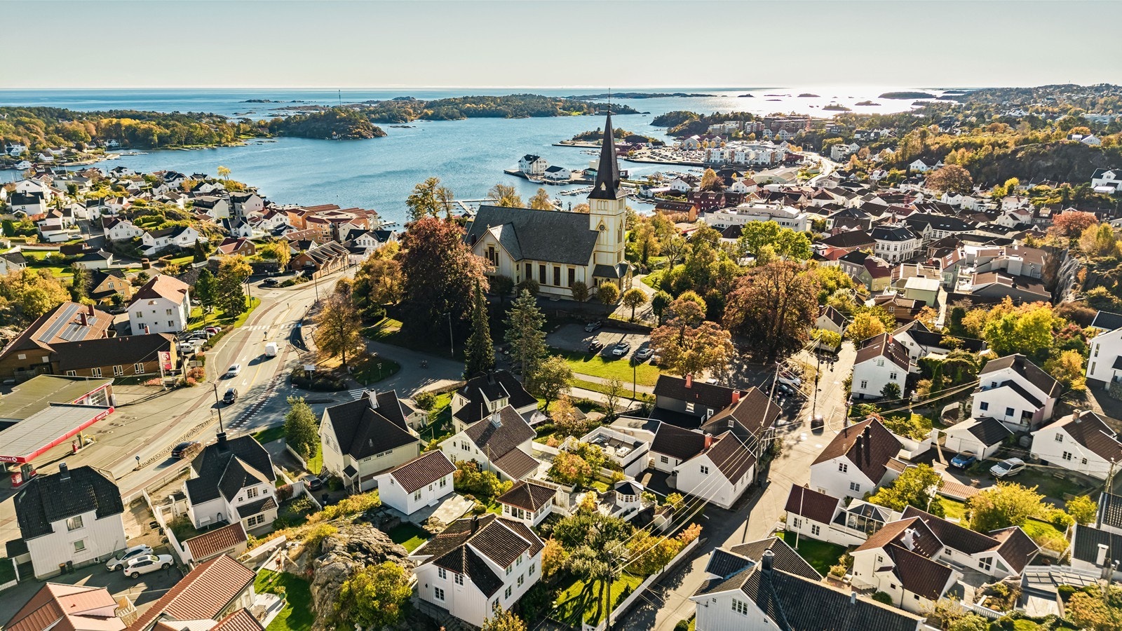 Boligen ligger rett ved sentrum Galleribilde