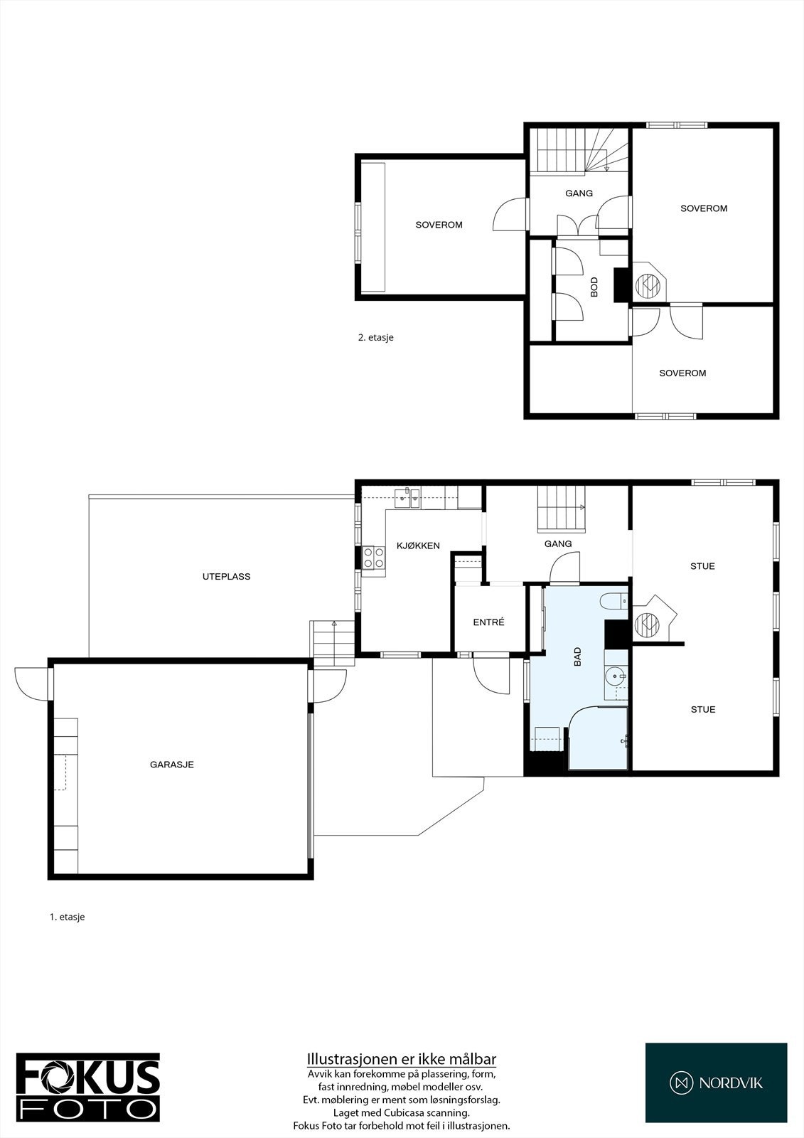 P
lantegning Galleribilde