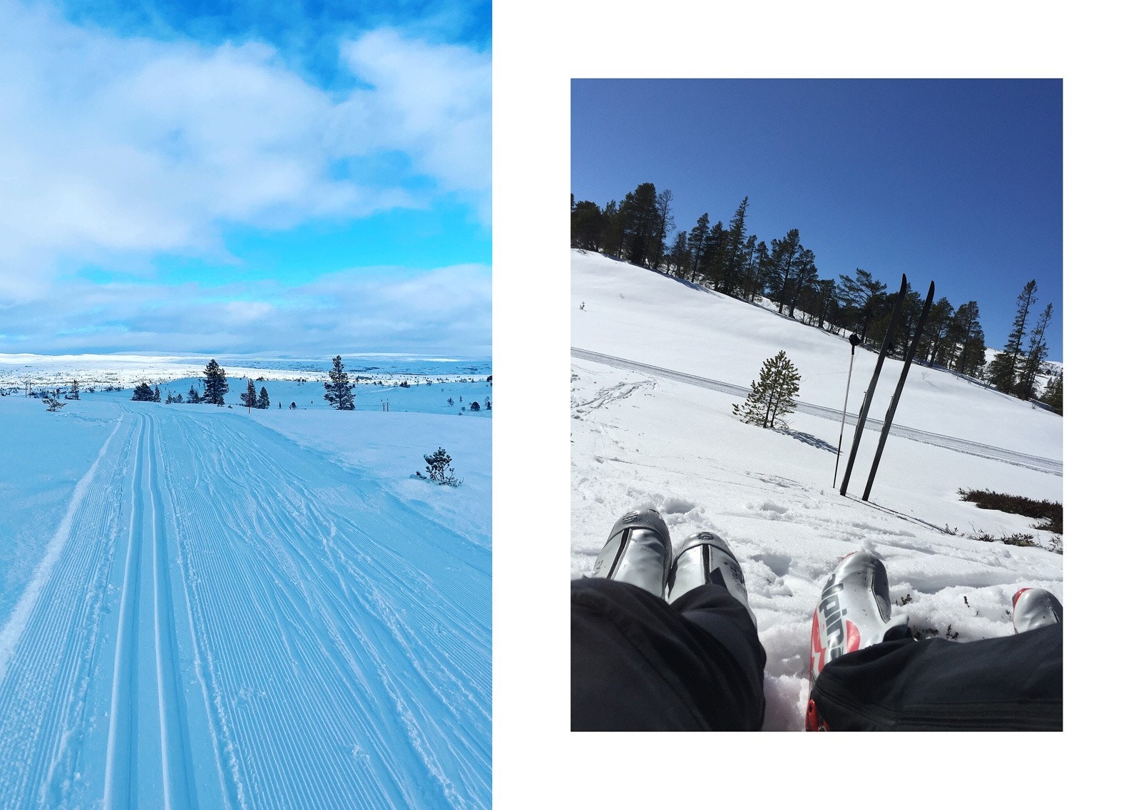 På vinterstid er det ypperlige forhold for skileik og turer med utgangspunkt fra hytta og oppkjørte skispor fra hyttefeltet. Galleribilde