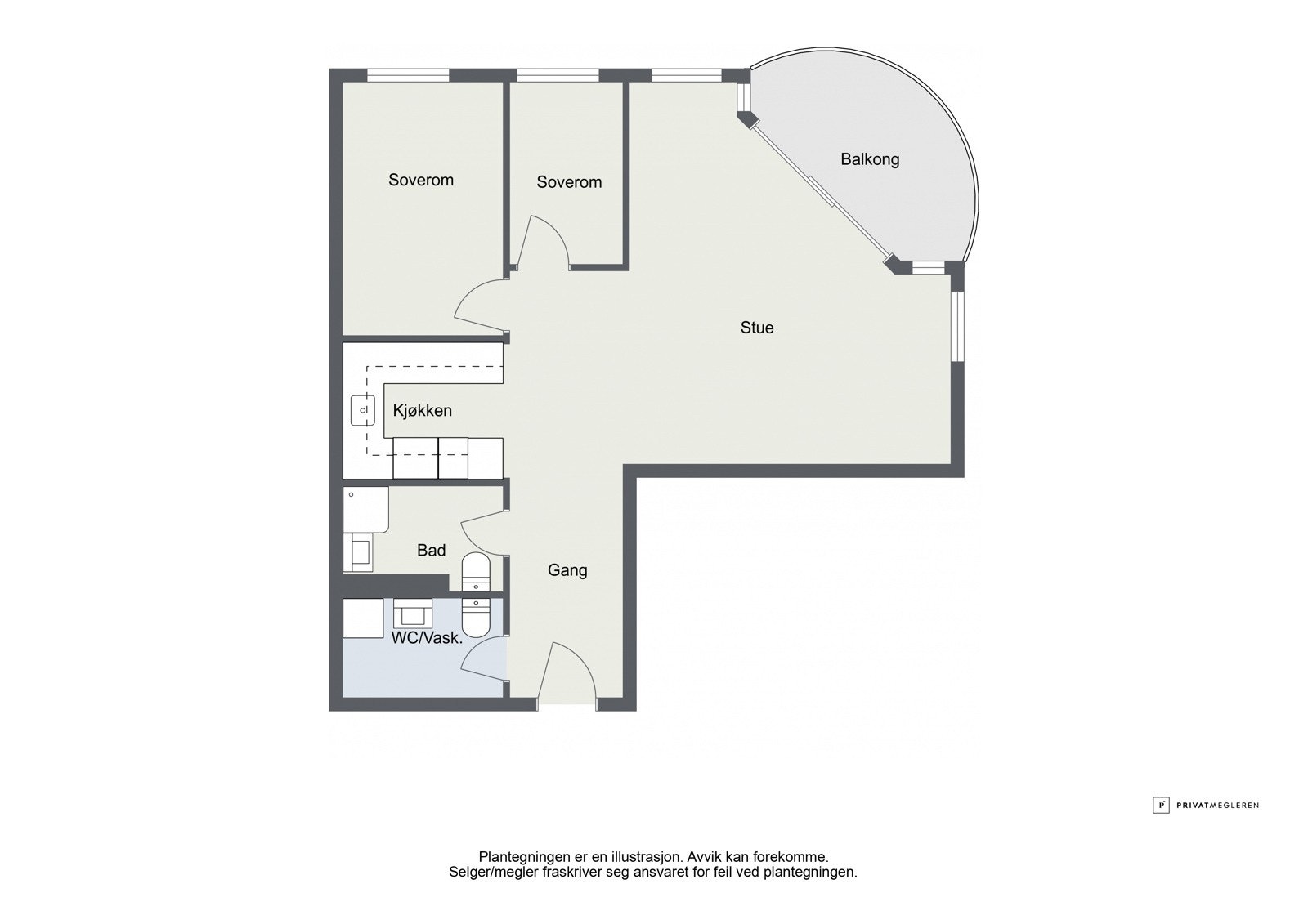 Plantegning Galleribilde