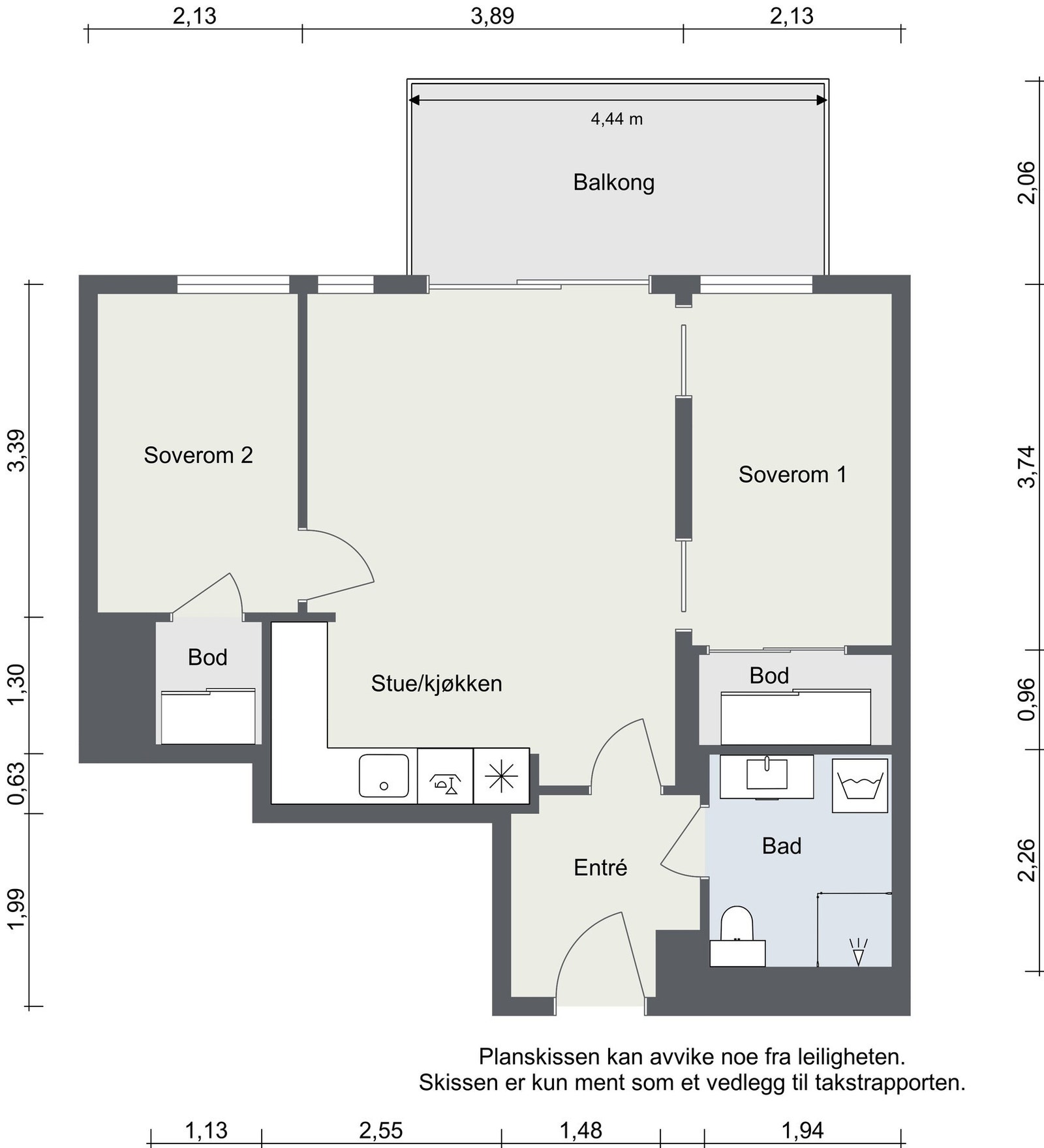 Plantegning 4.etasje Galleribilde