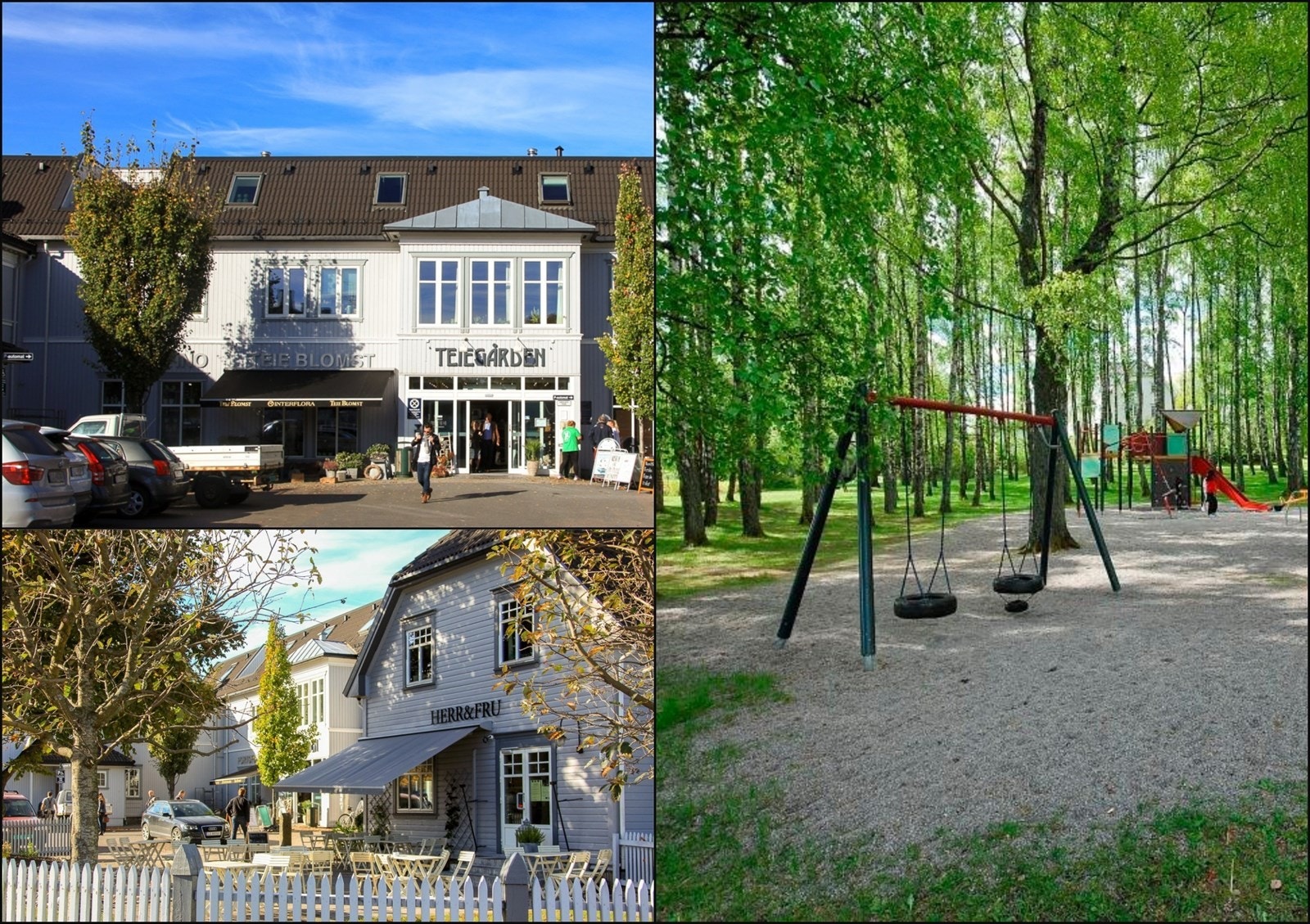 Det er gangavstand til Teie torv. Galleribilde