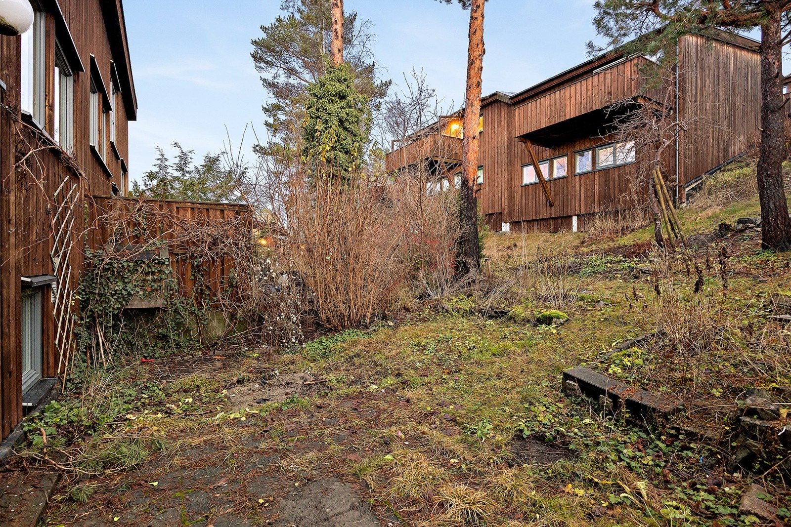 Her kan man etablere en sittegruppe med diverse utemøbler. Galleribilde
