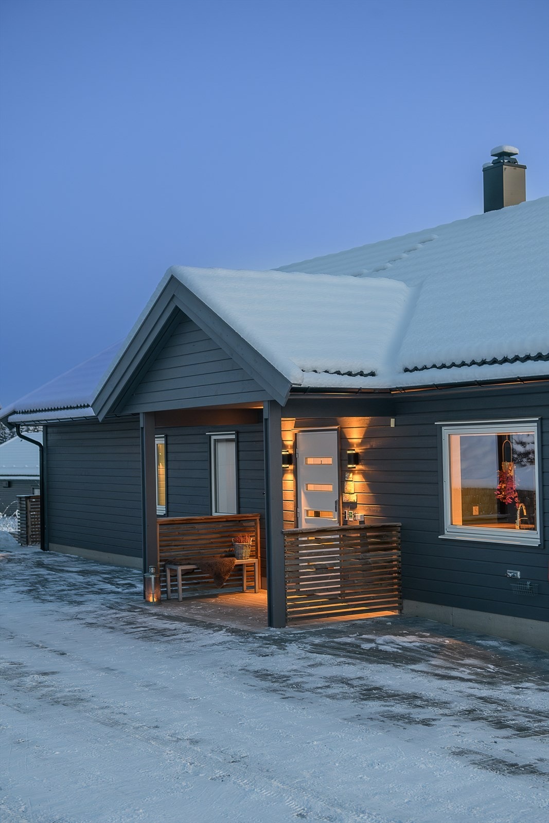 Overbygget inngangsparti. Galleribilde