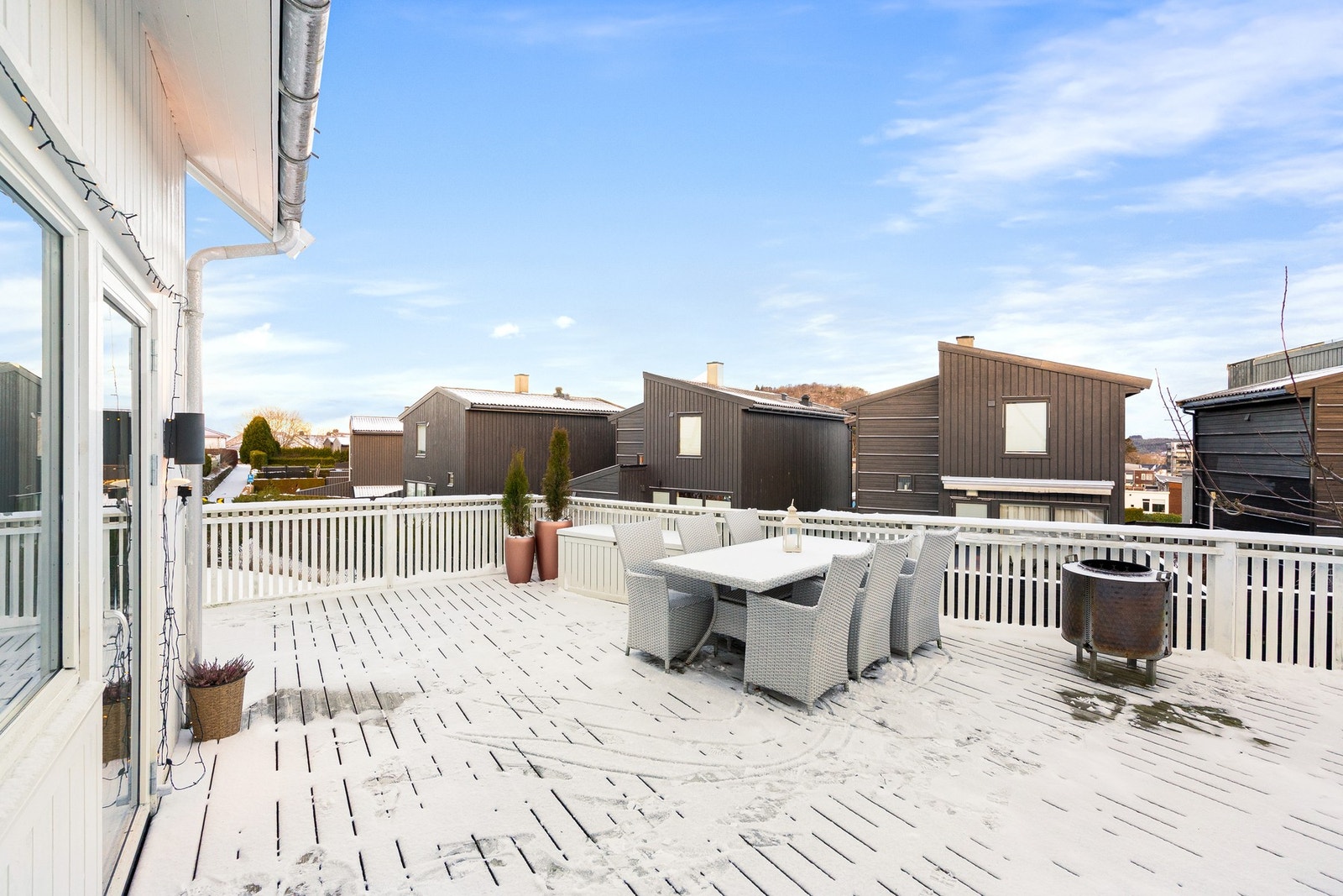 Stor terrasse Galleribilde