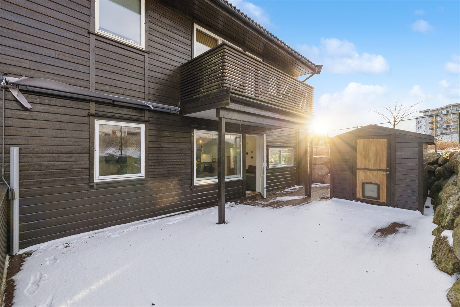 Stor terrasse på ca 40 kvm. Galleribilde