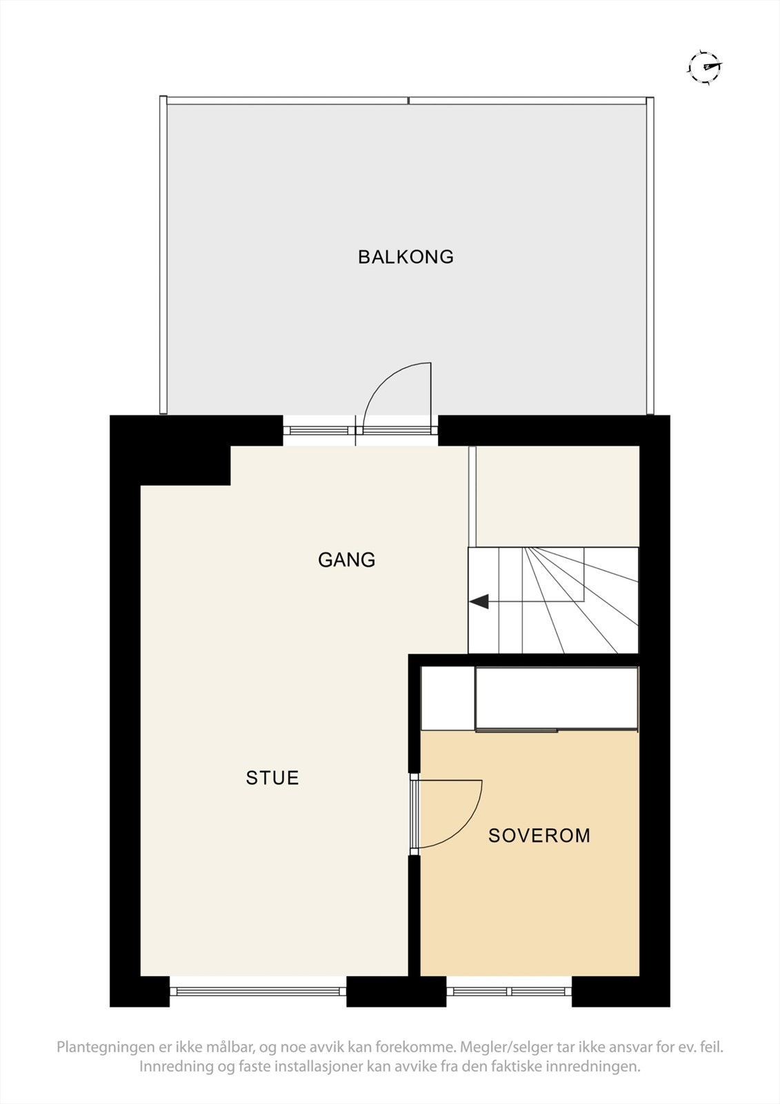 Plantegning 3. etasje Galleribilde