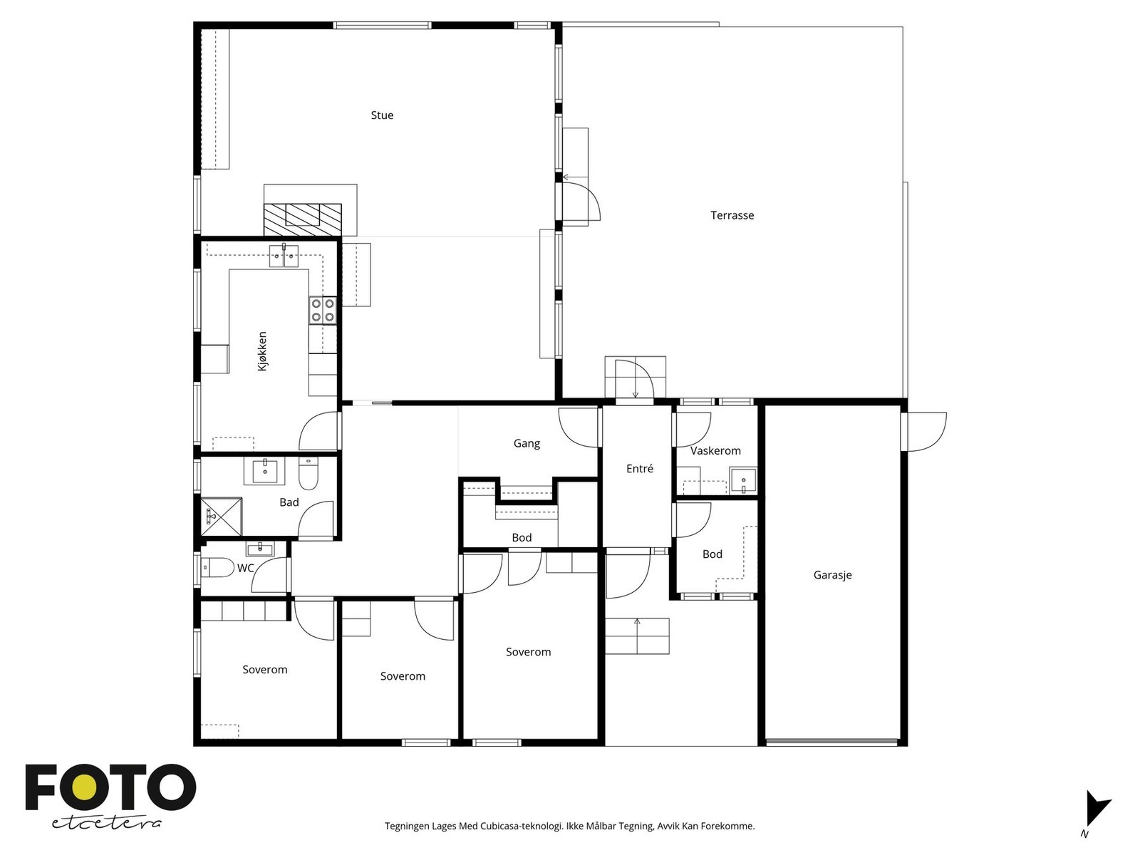 Plantegning Galleribilde