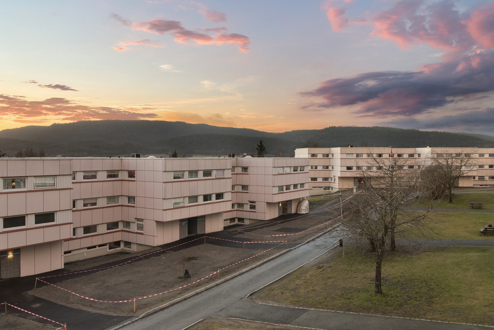 Fra balkongen har du flott utsyn over nærområde Galleribilde