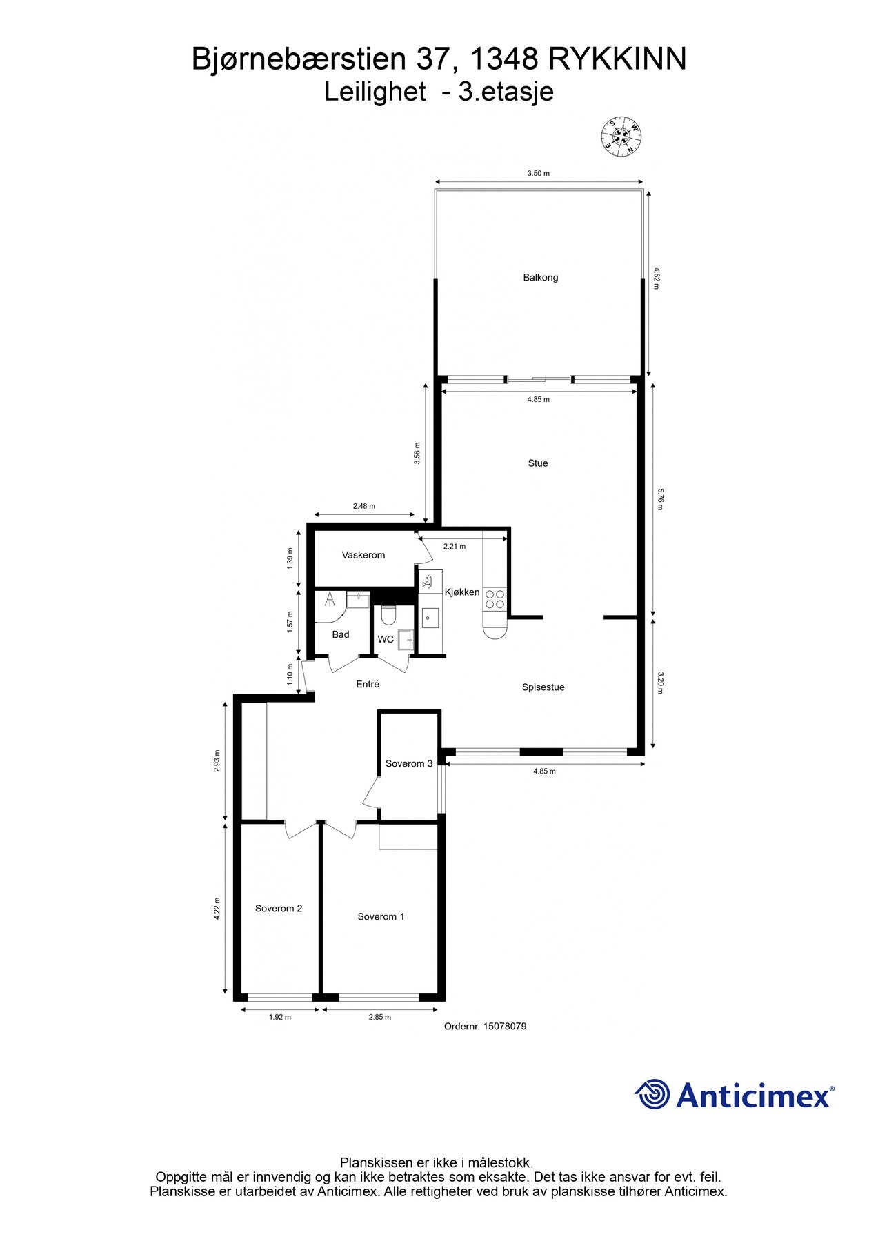 Plantegning Galleribilde