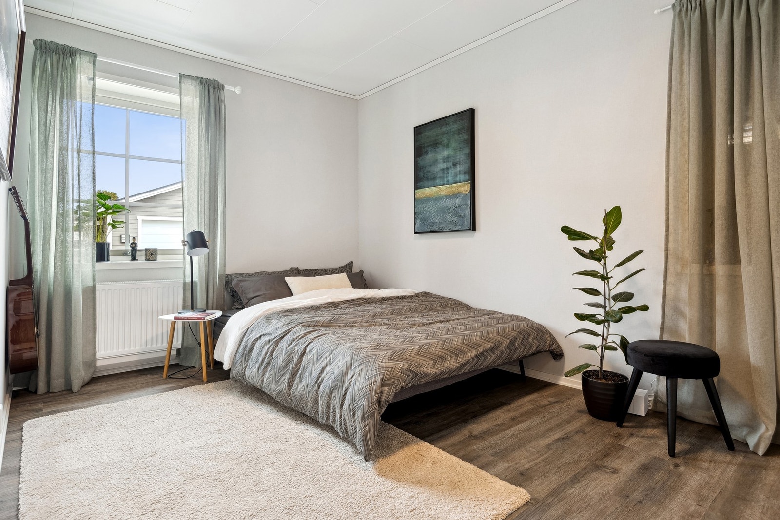 Soverommene innredes enkelt etter familiens behov og ønsker. Galleribilde