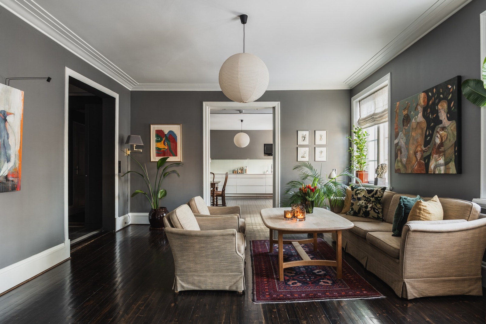 Rommenes flotte plassering gir god kontakt mellom sonene. Galleribilde