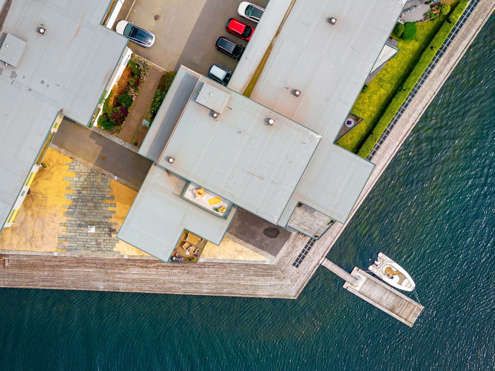 Boligen sett ovenfra. Galleribilde