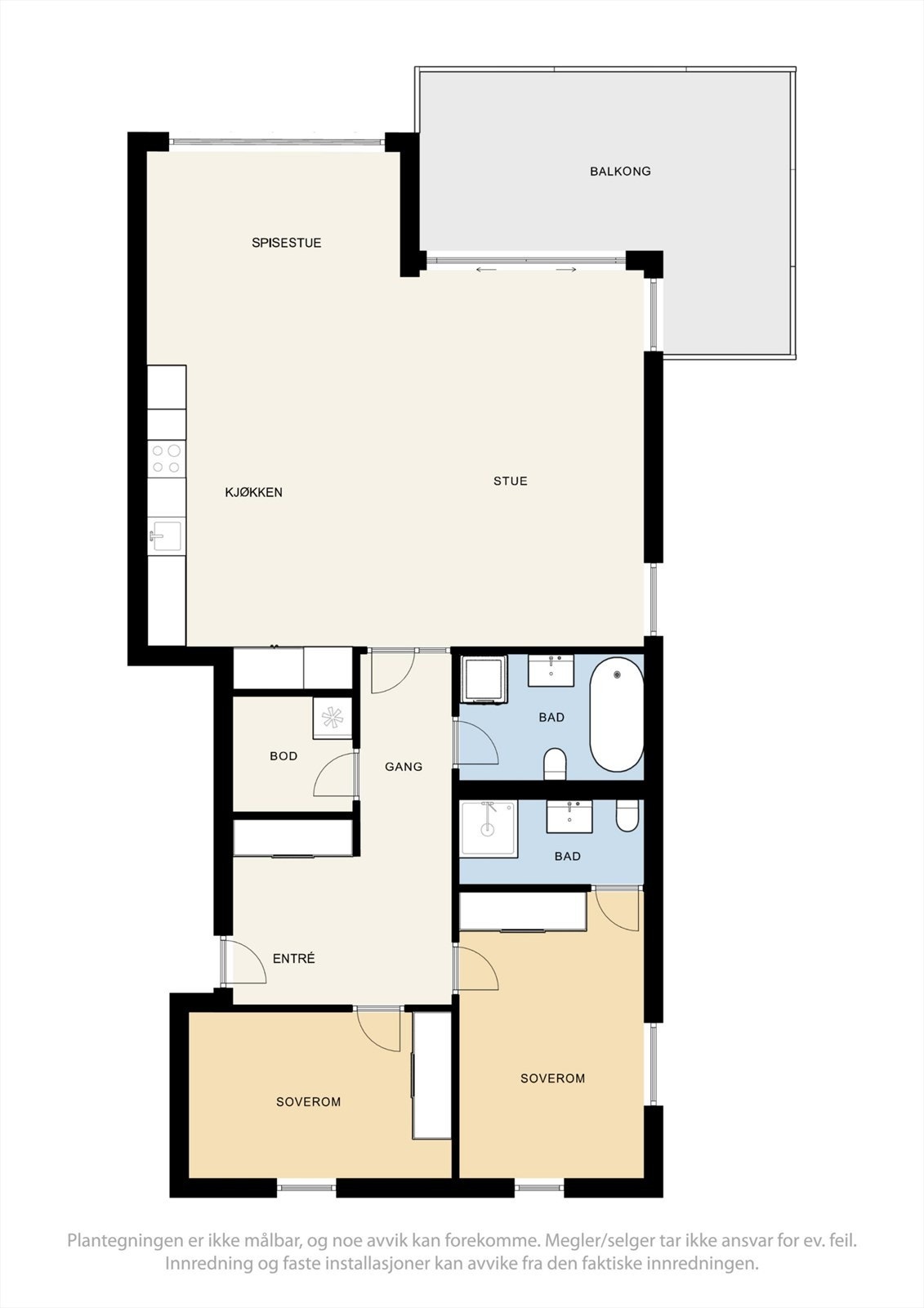 Plantegning Galleribilde