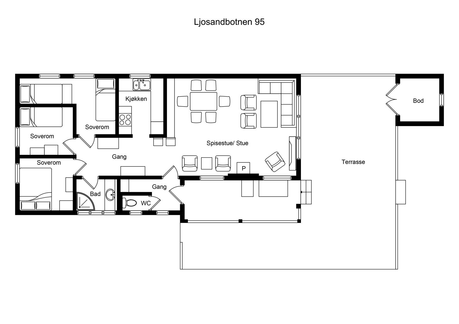 Plantegning Galleribilde