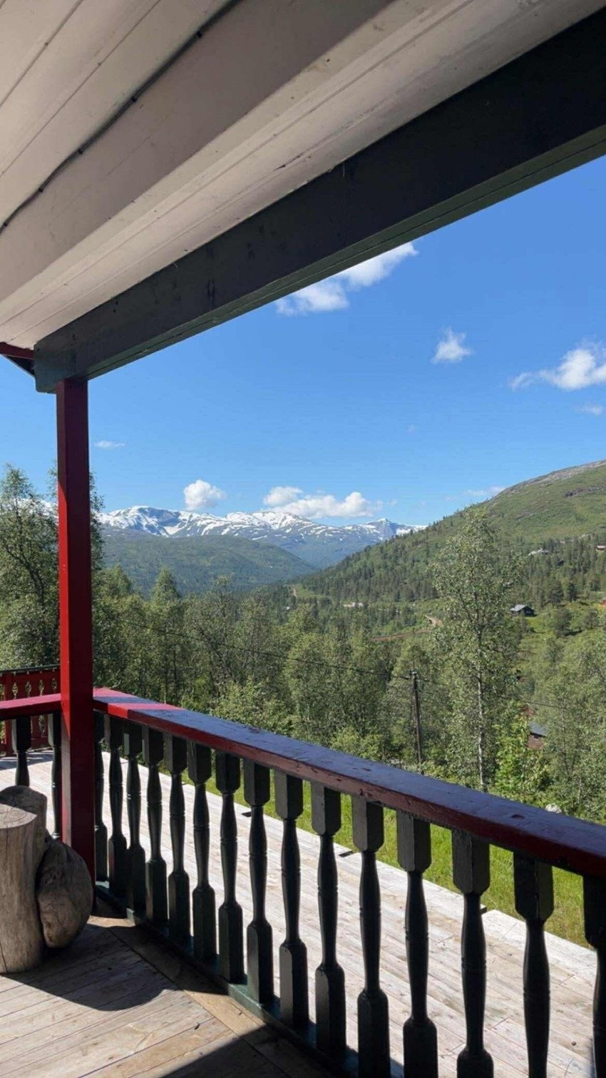 Utsikt fra hytten. Selgers egne bilder. Galleribilde