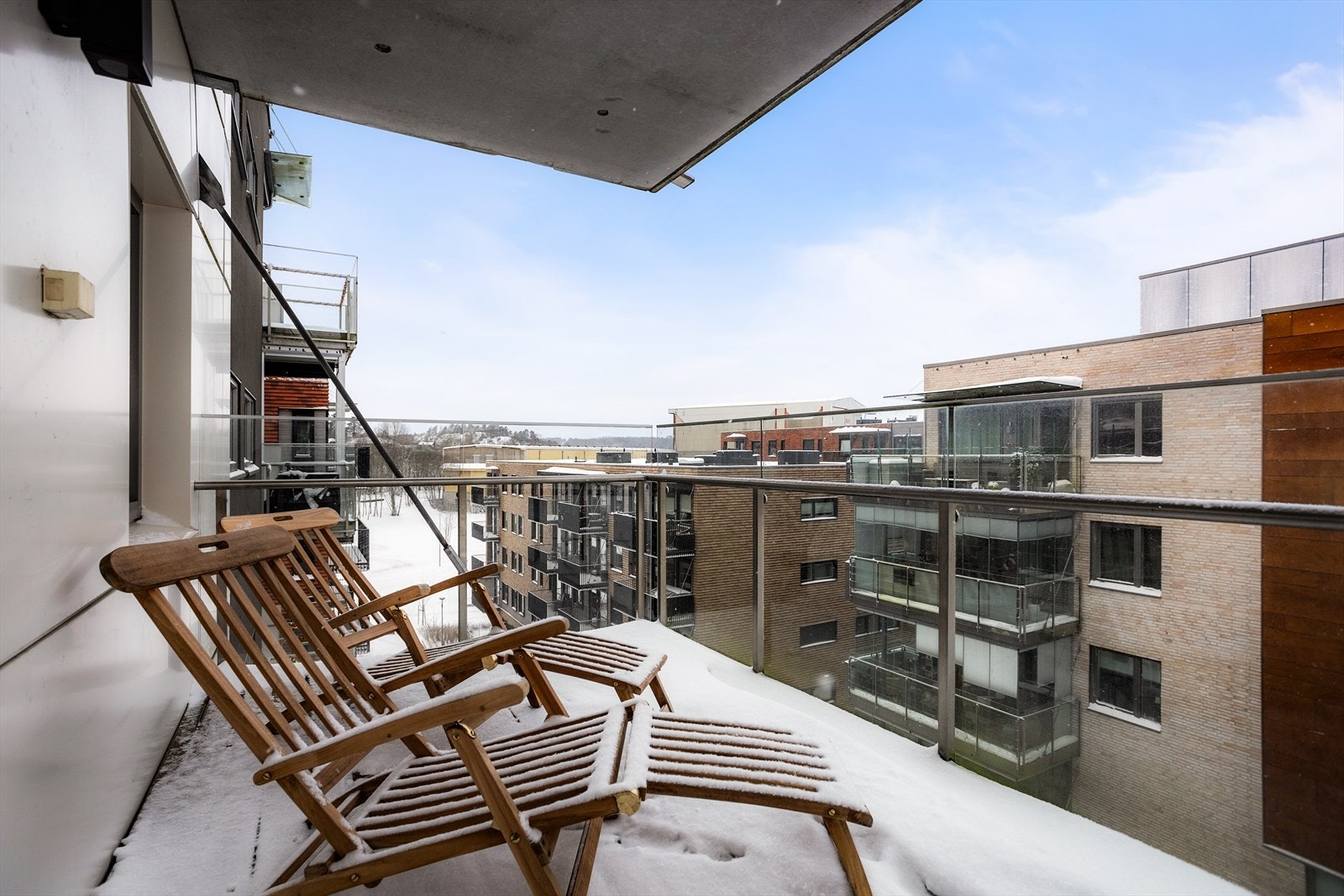 Her er det fin muligheter for utendørs hygge. Galleribilde