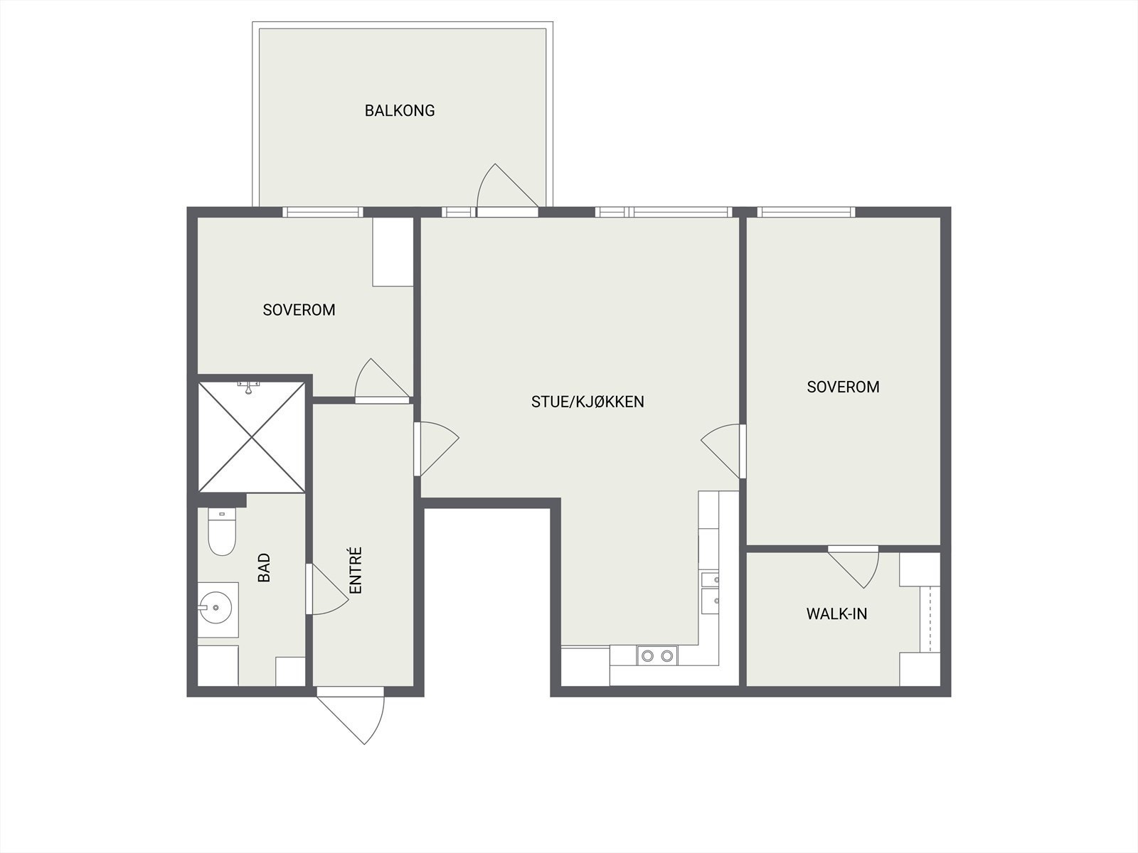 Plantegning. Galleribilde