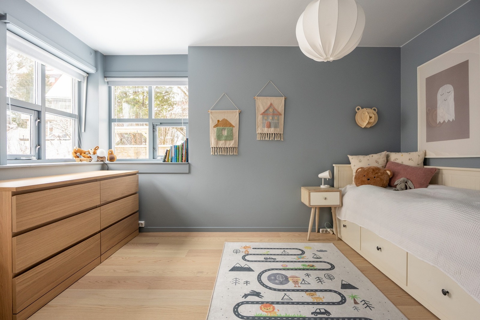 Det andre soverommet er et perfekt barnerom, gjesterom eller kontor. Galleribilde