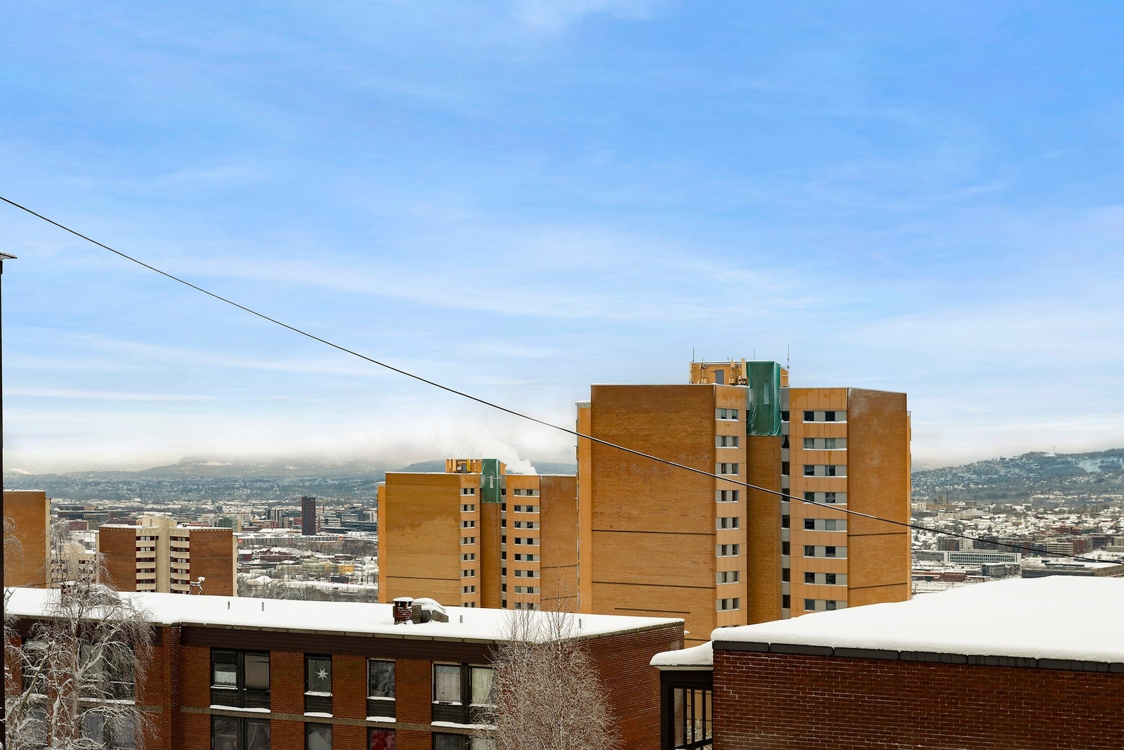 Det er fin utsikt fra boligen. Galleribilde