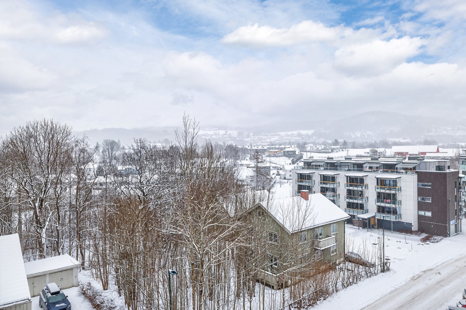 Utsikt fra balkongen. Galleribilde