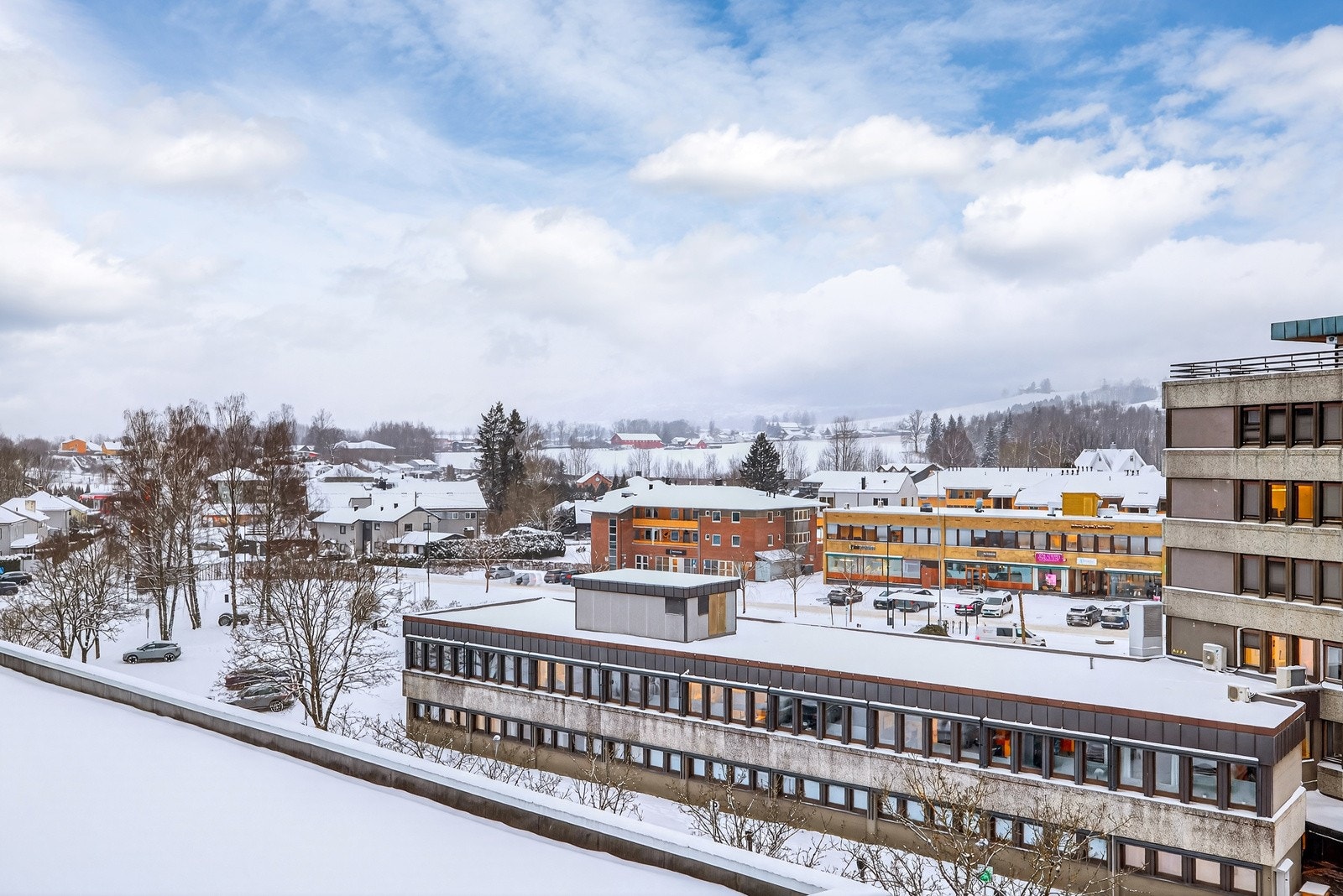 Utsikt fra balkongen. Galleribilde